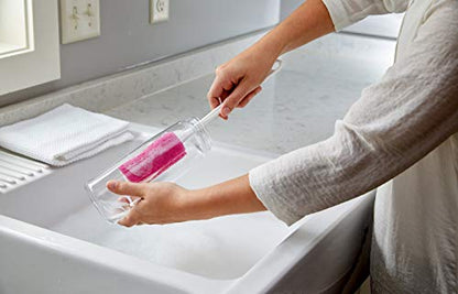 Scotch-Brite Water Bottle Scrubber, Safe On Glass, Plastic and Stainless Steel (Pack of 2) - size: Bottle Scrubber (Pack of 2)