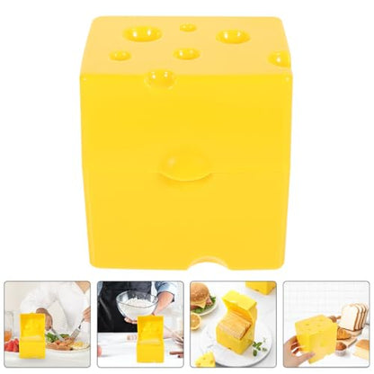 3pcs Airtight Cheese Storage Box with Flip Lid, Small Fridge Cheese Holder Containers for Kitchen Food Storage and Refrigerator Organization