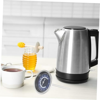Probe Stainless Steel Kettle Thermometer High Precision Temperature Gauge for Brewing Cooking and Baking Easy to Attach Kettle Accessory and Travel Friendly Design