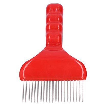 2pcs Honey Uncapping Fork, 21 Teeth Stainless Steel Bee Hive Fork Shovel with Plastic Handle Uncapping Scraper Beekeepers Supplies