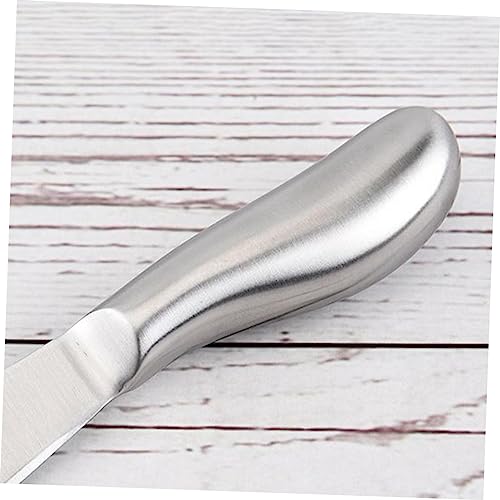 MAGICLULU Stainless Steel Cream Spatula Set 2-Piece Butter Spreader and Cheese Knife Kitchen Utensil for Baking and Icing Sturdy and Easy to Clean