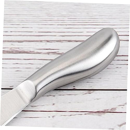 MAGICLULU Stainless Steel Cream Spatula Set 2-Piece Butter Spreader and Cheese Knife Kitchen Utensil for Baking and Icing Sturdy and Easy to Clean
