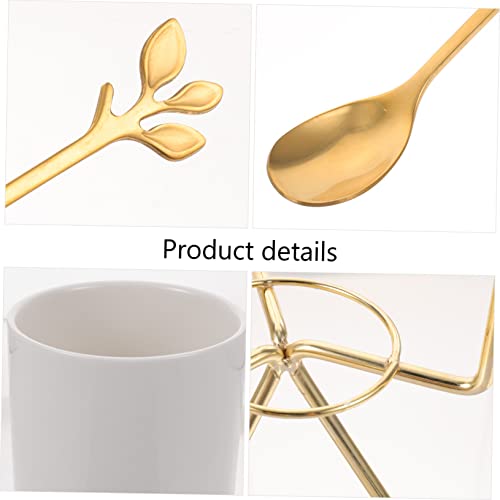 SOLUSTRE Modern Kitchen Silverware Set Holder Cutlery Drainer Utensil Holder for Counter