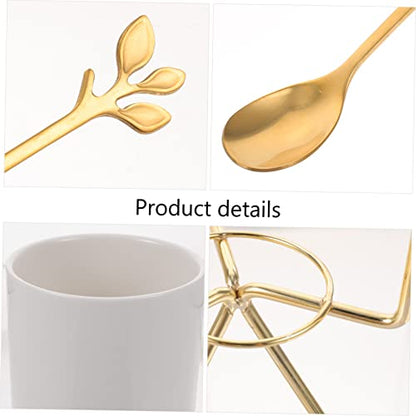SOLUSTRE Modern Kitchen Silverware Set Holder Cutlery Drainer Utensil Holder for Counter