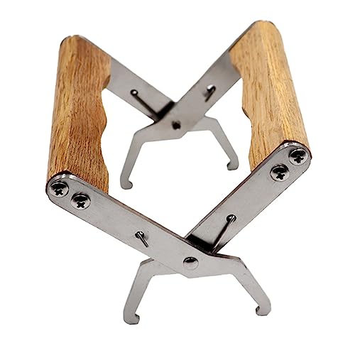 1Pc Stainless Steel Beehive Frame Grip Tool Easy to Use Honeycomb Spleen Lifter Clip for Beekeeping Essential Hive Frame Holder for Inspecting and Moving Bee