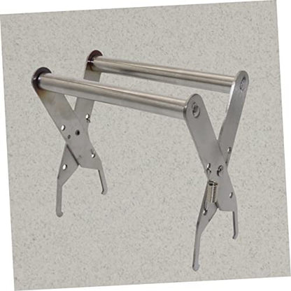 SUPVOX Beekeeping Frame Grip Holder Tool Stainless Steel Gripper for Easy Lifting of Hive Frames Essential Beekeeping Equipment for and Precise Handling