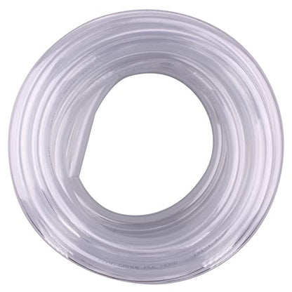 DERNORD PVC Tubing 1"ID X 1 1/4"OD Flexible Clear Vinyl Hose 25 Feet for Food Grade - size: 25 Feet, style: 1"ID X 1 1/4"OD