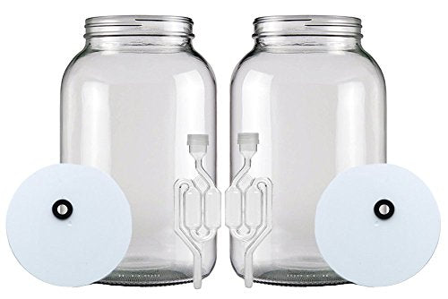 Five Star Star San 16 Ounce Brew Sanitizer and FastRack One Gallon Wide Mouth Jar Fermentation Kit (Set of 2)