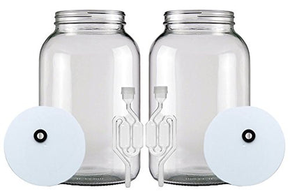 Five Star Star San 16 Ounce Brew Sanitizer and FastRack One Gallon Wide Mouth Jar Fermentation Kit (Set of 2)