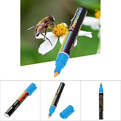 Bee Queen Marker Pen Honey Queen Bee Marking Pen,Wasserwaage Blase Bee Queen Marking Tools the Bee Marking Pen with 8 Choice (Blue)