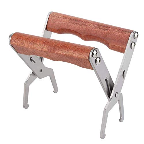 AUNMAS Beehive Clip Stainless Steel Bee Frame Holder Clamp Tong Lifter Capture Apiculture Tool Beekeeping Equipment for Beekeeper