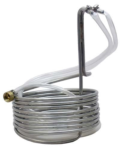 Stainless Steel Immersion Wort Chiller by NY Brew Supply
