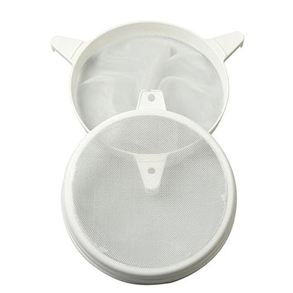 Yardwe Stainer Steel Strainer Filter 1pc Keeping Equipments Filter Keeping Tool Honey Screen Filter Honey Strainer Double Sieve Plastic Honey Strainer Honey Filter Beekeeping Tools