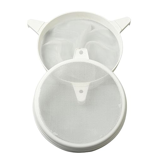 Yardwe Stainer Steel Strainer Filter 1pc Keeping Equipments Filter Keeping Tool Honey Screen Filter Honey Strainer Double Sieve Plastic Honey Strainer Honey Filter Beekeeping Tools