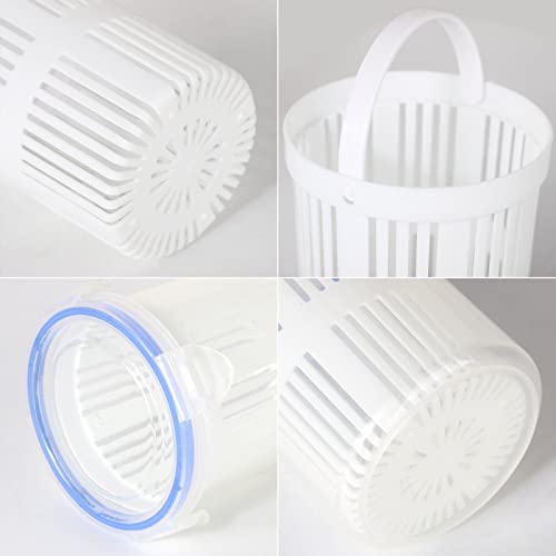 Pickle Jar with Strainer Insert, Multifunctional Deli Food Storage Container, Transparent Leakproof Pickle Container, Pickle Holder Keeper Lifter
