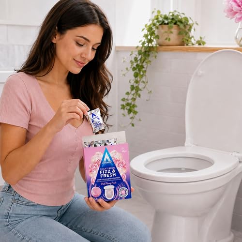 Astonish Toilet Bowl Cleaner Tablets, 8 Count – Fizzing Drop In Tabs Remove Limescale, Calcium & Rust – No Scrub Foaming Action, Vegan & Cruelty Free, Fresh Peony Scent - size: 8 Count (Pack of 1)