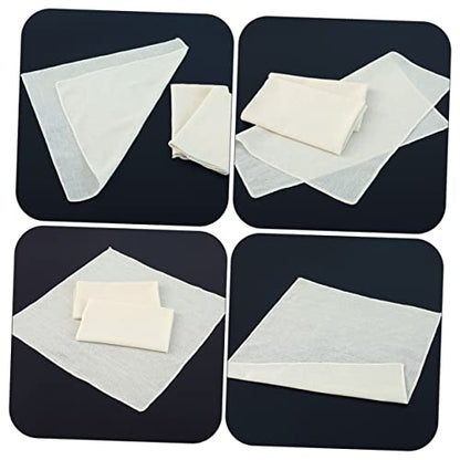 10pcs Professional Unbleached Cotton Muslin Xin Cheese Cloth for Straining Nut Milk Butter Yogurt for Cheese Making Cooking