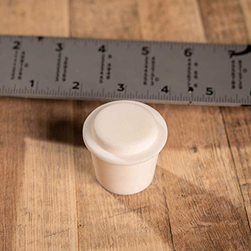 Midwest Barrel Company Solid Silicone Bung Plug for Wine or Whiskey Barrels with 1.25 Inch Bung Hole - size: 1.25 inches Standard Bung
