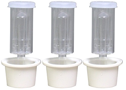 3 Piece Air Lock with Universal Stopper - 3 Pack