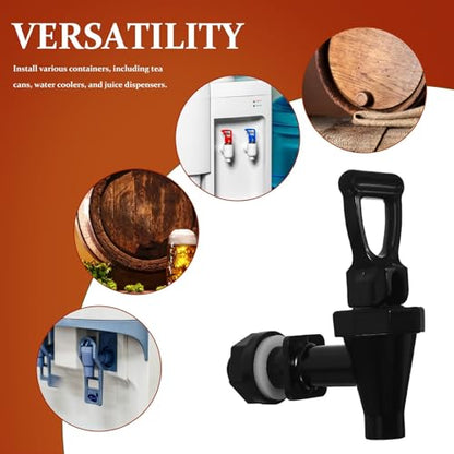Spigot For Beverage Dispenser 4pcs Water Dispenser Replacement Spigot for Beverage Containers Plastic Faucet for Juice Jug Cold Kettle Drinks Tap