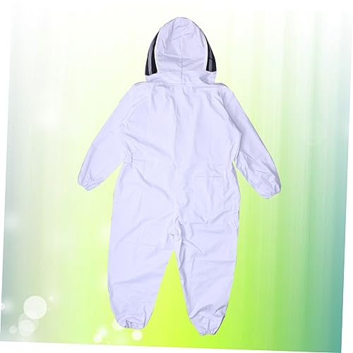 Beekeeping Suit Keeping Full Body Suit Professional Veil Hood Elastic Protection Gear XXL