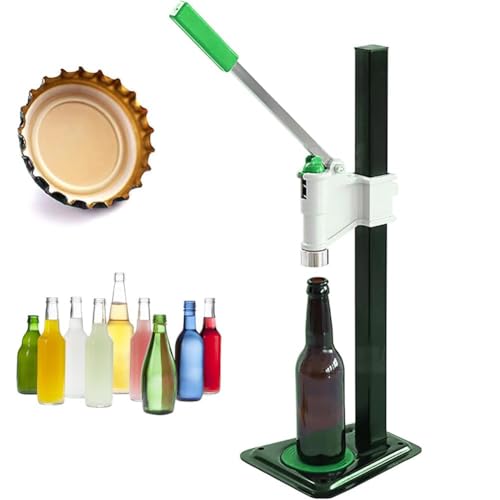 Manual Bottle Capper Tool, Adjustable for Home Brewing Caps, Ideal for Homebrew Beer and Wine Bottling