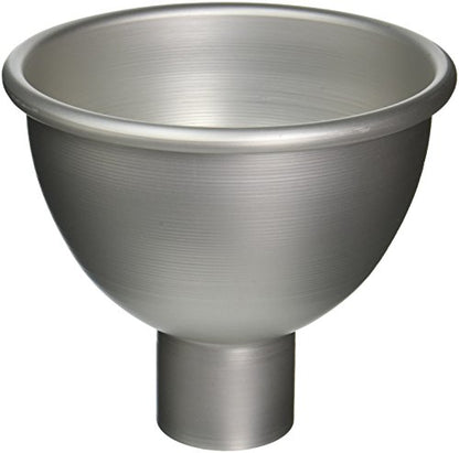 American Metalcraft 1004 Aluminum Spun Heavy-Duty Funnel 4 Quart Capacity 8.75 in Dia Top 3 in Neck Silver - Commercial Kitchen, Bakery, Café & Catering - size: 8 Pints, style: 1.5 mm, 14-gauge Aluminum, Heavy-Duty