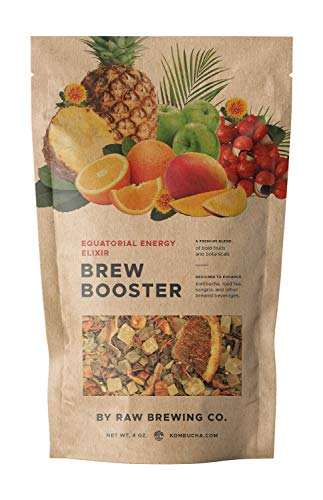Kombucha.com Pure Equatorial Energy Elixir BREW BOOSTER, 4 oz - size: 4 Ounce (Pack of 1)