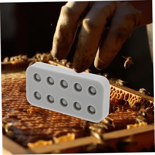 Ergonomic Beekeeping Tools Rearing Grafting Cup Silicone Mold Bee Frame Holder