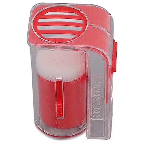 3Pcs Queen Bee Marking Cage Catcher, Queen Bee Marking Bottle, Plastic One Handed Bee Queen Marker Bottle Beekeeping Tools for Beekeepers (Red) - color: Red