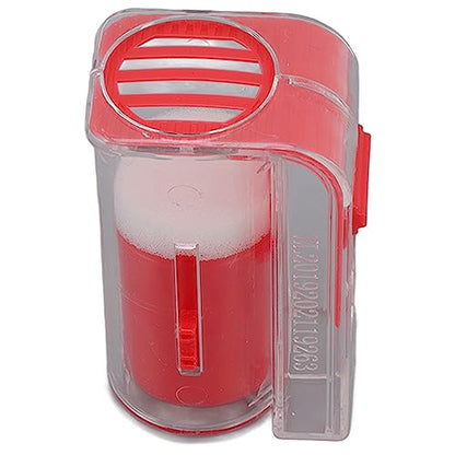 3Pcs Queen Bee Marking Cage Catcher, Queen Bee Marking Bottle, Plastic One Handed Bee Queen Marker Bottle Beekeeping Tools for Beekeepers (Red) - color: Red