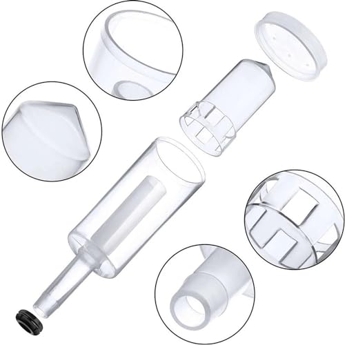 with Grommet Air Lock 2pcs Exhaust Valve Fermentation Wine Beer Making Three-Piece Airlock Arrive 1Pcs