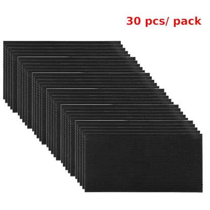 30pcs/Pack Plastic Foundation Sheet for Bee Frame Wax Coated Foundation Sheet Beehive Frame Foundation Sheet Beekeeping Supplies Cell Size 5.4mm (Deep Size: 425 * 212mm) - size: Deep Size: 425*212mm