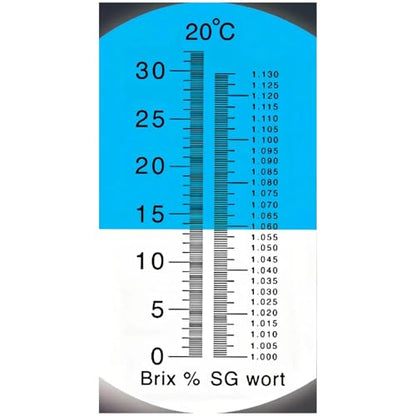 Brix Refractometer with ATC - Hobein Digital Handheld Refractometer for Beer Wine Brewing, Dual Scale-Specific Gravity 1.000-1.130 and Brix 0-32%, Hydrometer in Wine Making and Beer Brewing