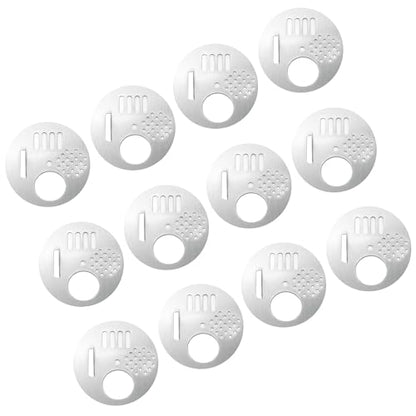 Bee Hive Box Entrance Gates, Round Stainless Steel, Small, 12Pcs | Beekeeping Supplies, Beehive Kits, Entrance Disk Gate - size: Small