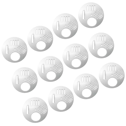 Bee Hive Box Entrance Gates, Round Stainless Steel, Small, 12Pcs | Beekeeping Supplies, Beehive Kits, Entrance Disk Gate - size: Small