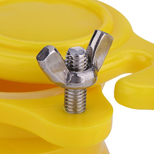 Honey Gate Valve for Bucket, Yellow Nylon Honey Extractor Valve Honey Tap Beekeeping Equipment Bee Hive Tool Beekeeper Tool