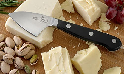 Mercer Culinary Renaissance Parmesan Cheese Knife, 2.75-Inch - color: Black Handle, size: 2.75-Inch Parmesan Cheese Knife