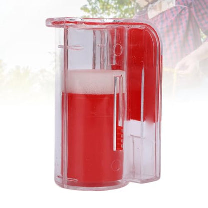 Queen Bee Marking Kit, Marking Bottle, 0-99 Number Sticker, Tweezers, Plastic Material, for Beehive Management, Beekeeper Supplies (Red) - color: Red