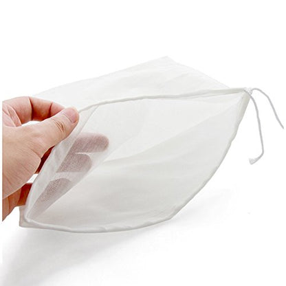 MyLifeUNIT Soup Bag, Cotton Mesh Bag for Large Size 10" x 12", Set of 4 - size: 10 x 12 Inch