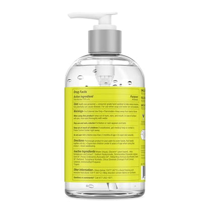 Lemyn Organics Medical‑Grade Hand Sanitizer Gel – 97 % Organic | 70 % USP Ethyl Alcohol | Moisturizing Aloe + Hyaluronic Acid | Freshly Made in USA | 12oz Bottle with Pump (PACK OF 6) - size: 12 Fl Oz (Pack of 6)