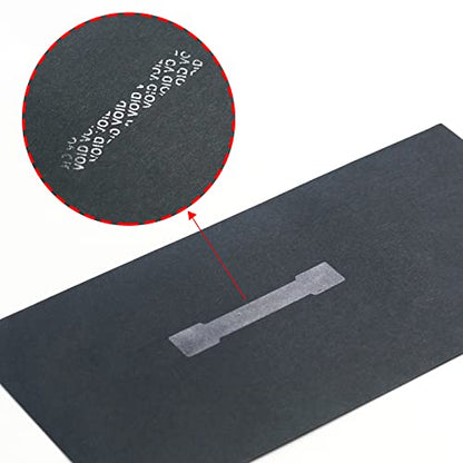 Transparent Blank Tamper Evident Labels Crystal Clear Sealing Package Seal Self Adhesive Security Warranty Void Tamper Proof Stickers (100pcs Bone) - style: 100pcs Bone