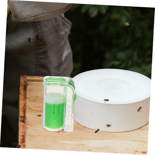 VANZACK 2pcs Queen Marking Bottles for Beekeeping Efficient Bee Identification Tools Portable Plastic Markers for Easy Hive Management Lightweight and Compact Bee Supplies