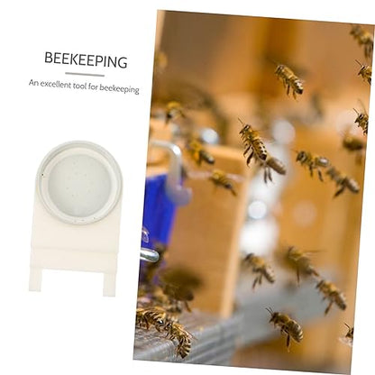 HANABASS 2pcs Beehive Entrance Feeder Lightweight Bee Water Dispenser for Easy Feeding Monitoring Food Levels Beekeeping for Internal Entrance Use