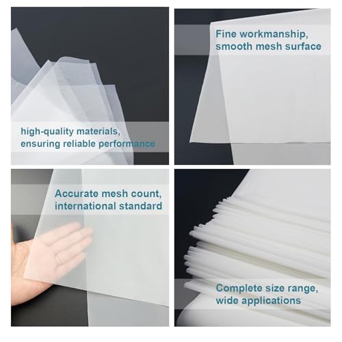 39 x 78 Inch Nylon Mesh Filter Fabric, 25-250 Micron Ultra Fine Mesh Strainer for Straining Juice Coffee Paint (300 mesh /48μm) - style: 300 Mesh