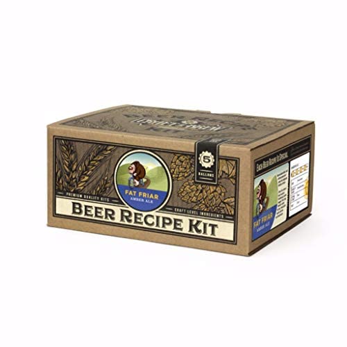 Craft a Brew - Beer Recipe Kit - Fat Friar Amber Ale - Home Brewing Ingredient Refill - Beer Making Supplies - Includes Hops, Yeast, Malts, Extracts - 5 Gallons - color: Fat Friar Amber Ale