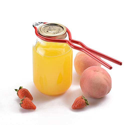 Zoofen Canning Kit 6 Pcs Home Canning Supplies Equipment Includes Funnel for Wide Mouth, Jar Lifter, Jar Wrench, Lid Lifter, Jar Tongs and Bubble Popper