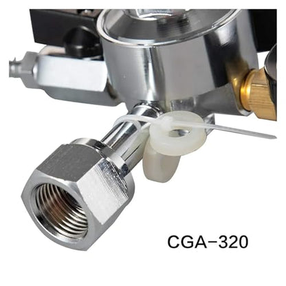 Home Brewing CO2 Regulator Home Brewing Kit, Beer Regulator, Co2 Pressure Regulator with Safety Pressure Relief Valve Brewing Accessories
