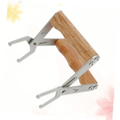 Hemoton Stainless Steel Beekeeping Frame Grip Holder Tool for Hive Maintenance 16x12.5x5cm Sturdy and Easy to Use Beekeeper Equipment