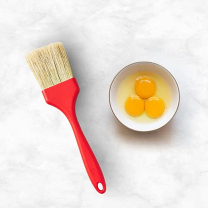 King Arthur Baking Company Professional Pastry Brush, Natural Boar Bristles, 2-Inch, For Butter, Egg Wash, Glaze And Baking Prep (Pack of 2) - size: 2-Inch (Pack of 2)
